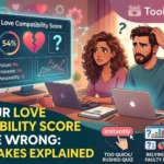 Love compatibility calculator mistakes