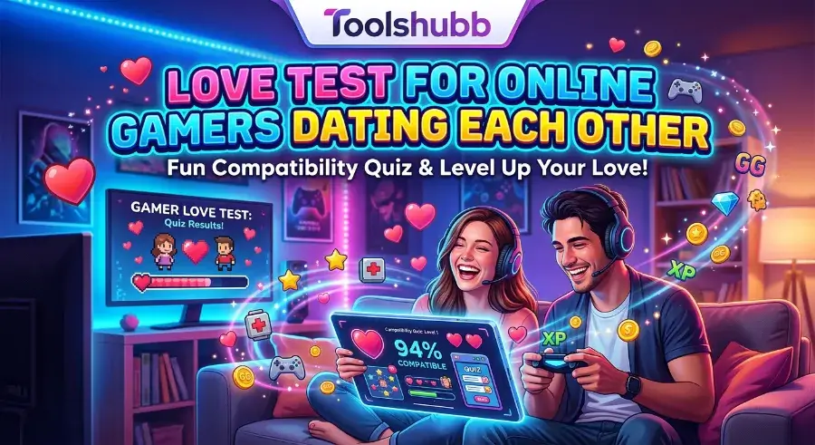 Love Test for Online Gamers Dating Each Other