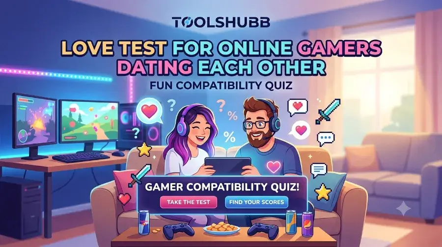 Love Test for Online Gamers Dating Each Other