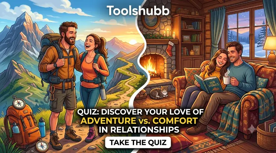 Quiz to Discover Your Love of Adventure vs Comfort in Relationships