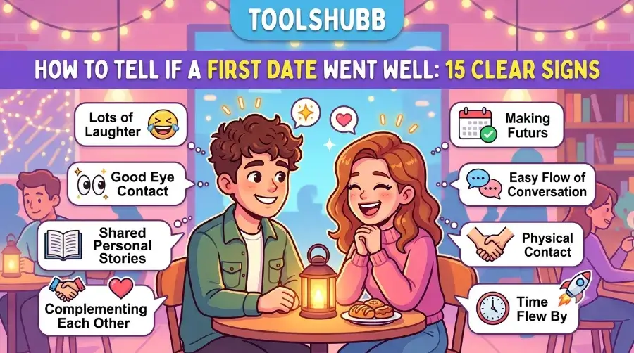 how to tell if a first date went well