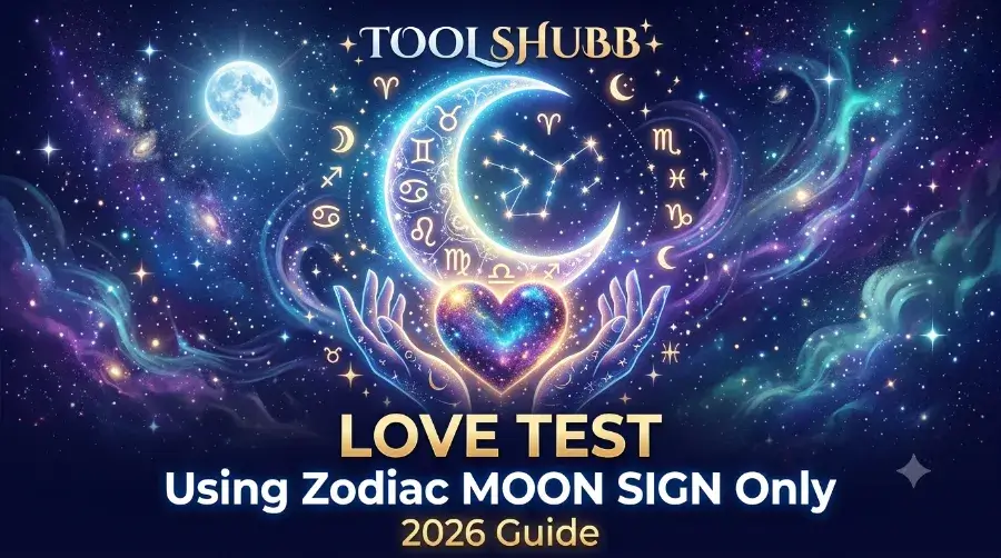 love test using zodiac moon sign only