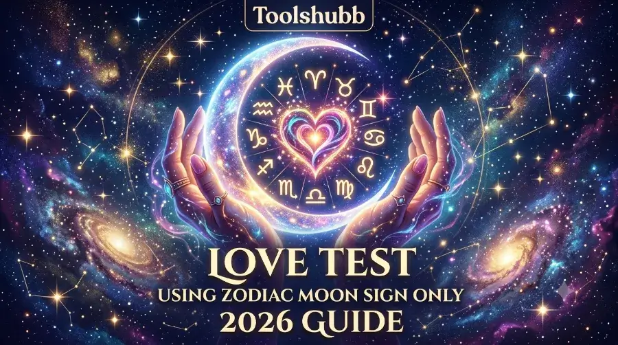 love test using zodiac moon sign only