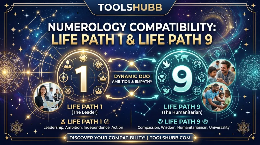 Numerology Compatibility Between Life Path 1 and Life Path 9