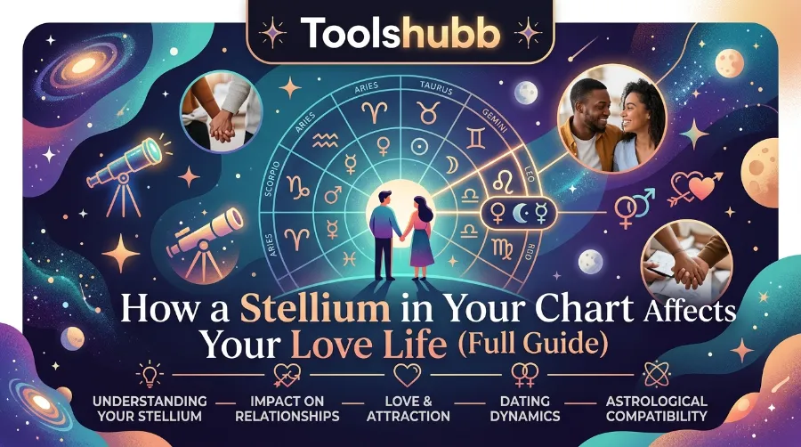 stellium chart affects love