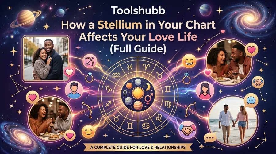 stellium chart affects love