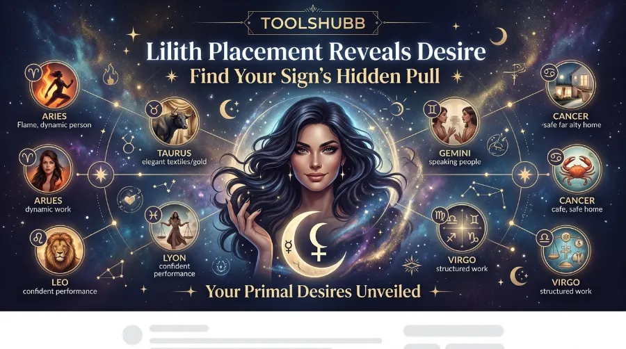 lilith placement reveals desire